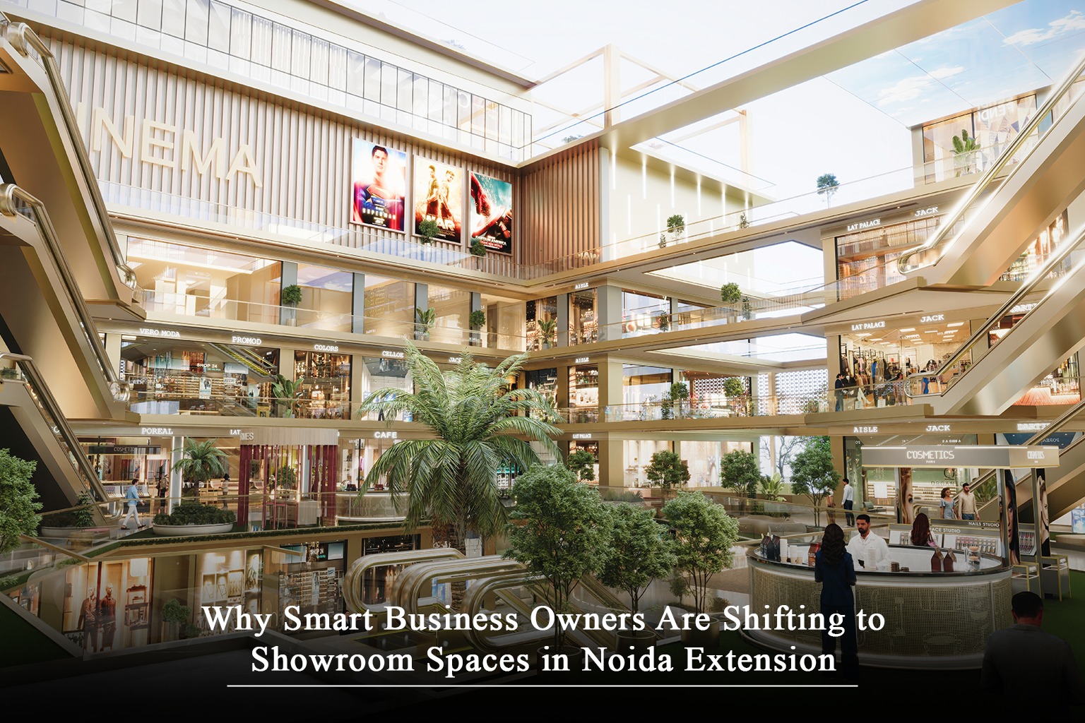 Why Smart Business Owners Are Shifting to Showroom Spaces in Noida Extension
